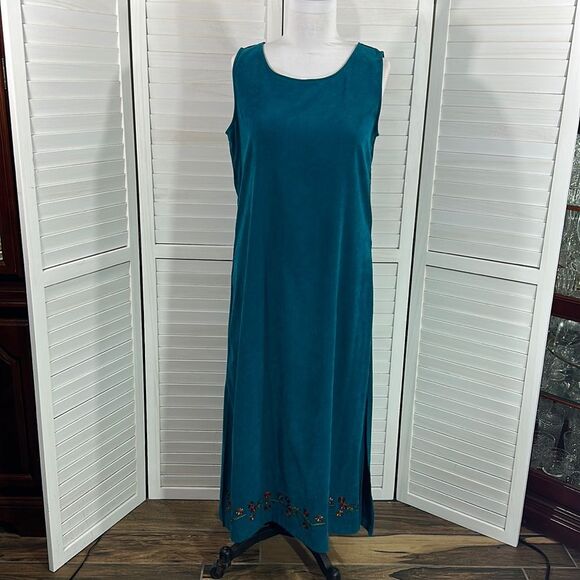 Fall Autumn Dress Set Large Jane Ashley 2 Piece Maxi Y2K - Picture 5 of 14